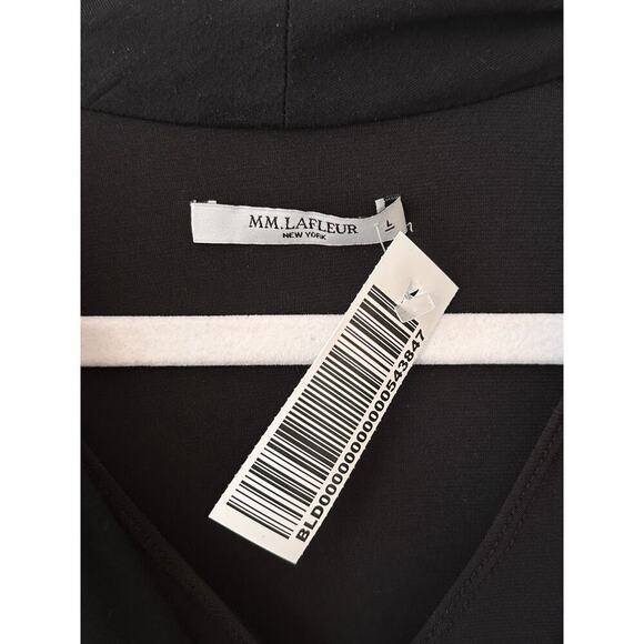 MM. LaFleur The Casey Dress Black Midi size Large - Picture 6 of 9